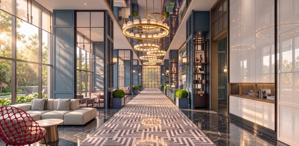 Maba Suitez grand lobby
